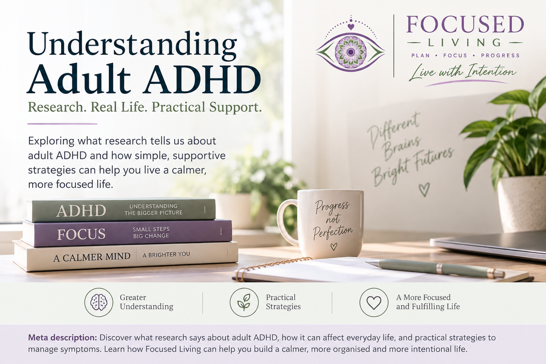 Understanding Adult ADHD — research, real life and practical support from Focused Living